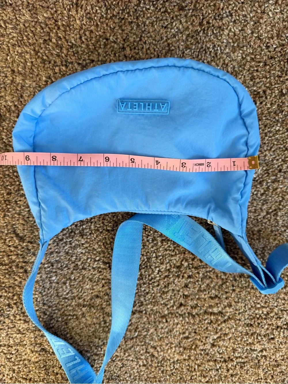 ATHLETA All About Mini Crescent Bag in Cornflower